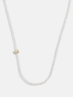 Opal Semi-Precious Initial Necklace - Opal -Baublebar 111196 G E