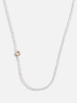 Opal Semi-Precious Initial Necklace - Opal -Baublebar 111196 G G