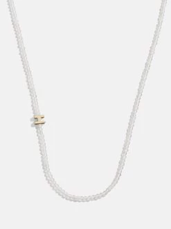 Opal Semi-Precious Initial Necklace - Opal -Baublebar 111196 G H