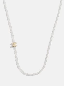 Opal Semi-Precious Initial Necklace - Opal -Baublebar 111196 G N