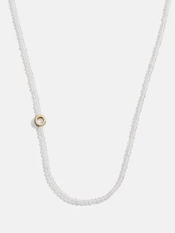 Opal Semi-Precious Initial Necklace - Opal -Baublebar 111196 G O
