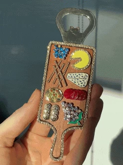 Put The Cute In Charcuterie Bottle Opener - Charcuterie Board Bottle Opener -Baublebar 111474 G GIF