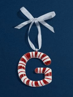 More Than Mint Initial Ornament - More Than Mint Ornament -Baublebar 111764 G G