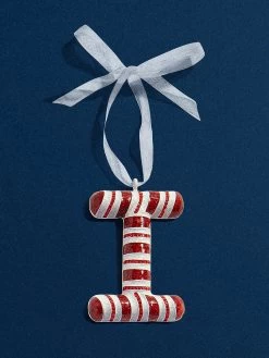 More Than Mint Initial Ornament - More Than Mint Ornament -Baublebar 111764 G I