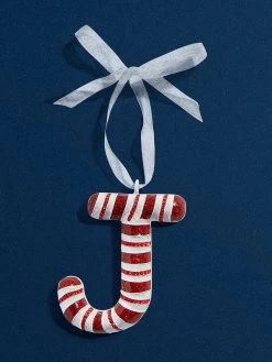 More Than Mint Initial Ornament - More Than Mint Ornament -Baublebar 111764 G J