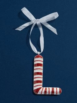 More Than Mint Initial Ornament - More Than Mint Ornament -Baublebar 111764 G L