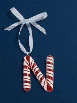 More Than Mint Initial Ornament - More Than Mint Ornament -Baublebar 111764 G N