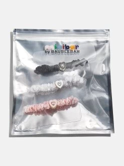 Penelope Kids' Scrunchie Set - Pink 9 Penelope Kids' Scrunchie Set - Pink -Baublebar 111964 G 02