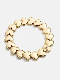 Caroline Initial Bracelet - Clear/Gold -Baublebar 112097 G 02