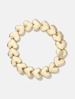 Caroline Initial Bracelet - Clear/Gold -Baublebar 112097 G E