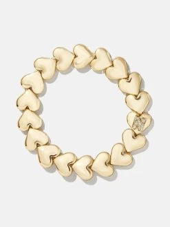 Caroline Initial Bracelet - Clear/Gold -Baublebar 112097 G N