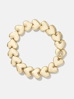 Caroline Initial Bracelet - Clear/Gold -Baublebar 112097 G O