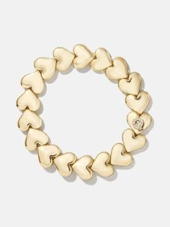 Caroline Initial Bracelet - Clear/Gold -Baublebar 112097 G Q