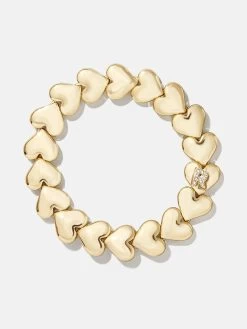 Caroline Initial Bracelet - Clear/Gold -Baublebar 112097 G R