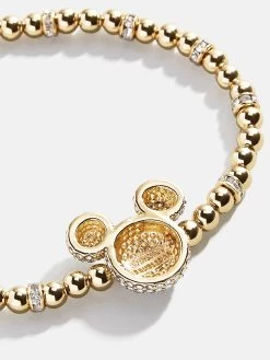 Mickey Mouse Disney Pavé Bracelet - Clear/Gold -Baublebar 112261 G 03