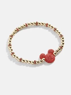 Mickey Mouse Disney Pavé Bracelet - Red -Baublebar 112262 G 02