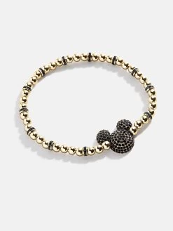 Mickey Mouse Disney Pavé Bracelet - Black -Baublebar 112263 G 02