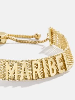 Custom Mesh Bracelet - Gold 9 Custom Mesh Bracelet - Gold -Baublebar 112352 G 01