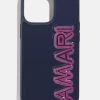 Fine Line Custom IPhone Case - Navy/Magenta