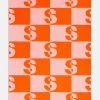 Opposites Attract Custom Blanket - Pink/Orange -Baublebar 112817 G 01