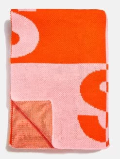 Opposites Attract Custom Blanket - Pink/Orange -Baublebar 112817 G 02