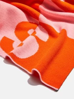 Opposites Attract Custom Blanket - Pink/Orange -Baublebar 112817 G 03