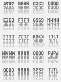 Ombre Initial Custom Blanket - Multi -Baublebar 113461 Reflection Letters 01