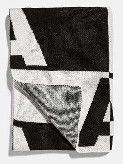 Opposites Attract Custom Blanket - Black/White -Baublebar 113515 G 02