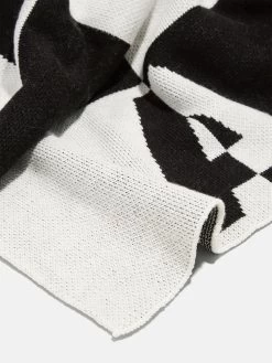 Opposites Attract Custom Blanket - Black/White -Baublebar 113515 G 03