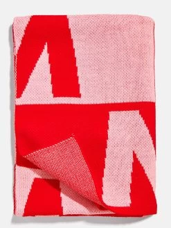 Opposites Attract Custom Blanket - Pink/Red -Baublebar 113621 G 02