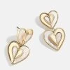 Vanessa Earrings - Gold And Shell Heart