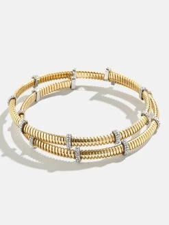 Eve Cuff Bracelet - Clear/Gold -Baublebar 114536 G 02