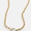 Kaycee Necklace - Clear/Gold -Baublebar 114537 G 01