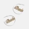 Wife Of The Party Earrings - White/Gold -Baublebar 114554 G 01