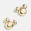 Mickey Mouse Disney Gold Earrings - Gold -Baublebar 114601 G 01
