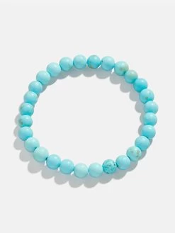 Cameron Semi-Precious Bracelet - Turquoise Stone -Baublebar 114627 G 02