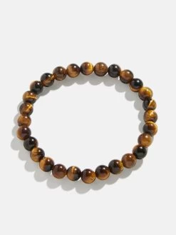 Cameron Semi-Precious Bracelet - Tiger's Eye 7 Cameron Semi-Precious Bracelet - Tiger's Eye -Baublebar 114630 G 02