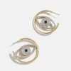 Good Eye Earrings - Clear/Gold -Baublebar 114644 G 01