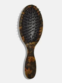 Fine Line Mini Custom Hair Brush - Fine Line Tortoise -Baublebar 114710 G 03