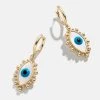 Eyes Out Earrings - Blue/Gold -Baublebar 114764 G 01