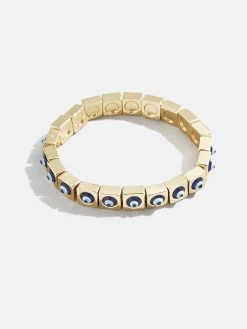 Evil Eye On Repeat Bracelet - Blue/Gold -Baublebar 114776 G 02