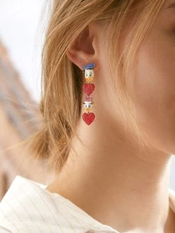 Donald & Daisy Disney Drop Earrings - Donald Duck & Daisy Duck Earrings 6 Donald & Daisy Disney Drop Earrings - Donald Duck & Daisy Duck Earrings -Baublebar 115052 m