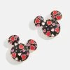 Mickey Mouse Disney Repeating Hearts Earrings - Black/Red -Baublebar 115056 G 01