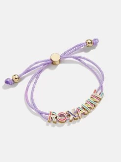 Kids' Custom Cord Bracelet - Purple -Baublebar 117031 G 02