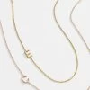 Maya Brenner Asymmetrical Custom Initial Necklace - Single Letter -Baublebar 17405 G 2022 1