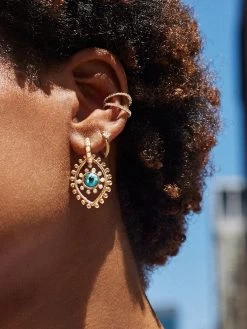 Claudia Ear Cuff Set - Clear/Gold -Baublebar 45825 m v2