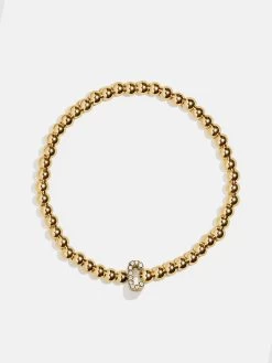 Initial Pisa Bracelet - Clear/Gold -Baublebar 53562 g c