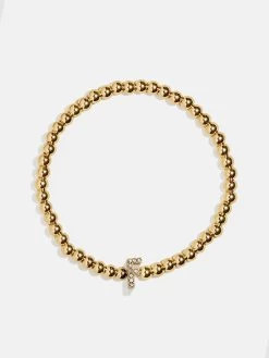 Initial Pisa Bracelet - Clear/Gold -Baublebar 53562 g f