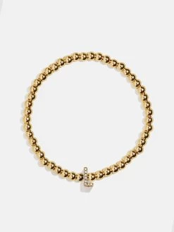 Initial Pisa Bracelet - Clear/Gold -Baublebar 53562 g l