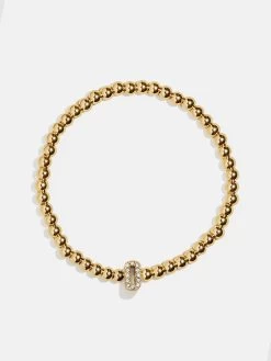 Initial Pisa Bracelet - Clear/Gold -Baublebar 53562 g o